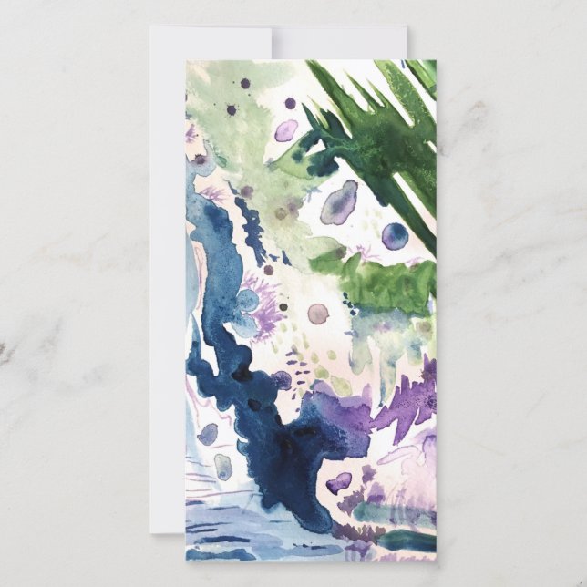 Tomt kort för vattenfärg (Framsida)