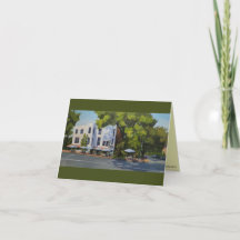 Tomt kort för vin och smör