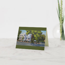 Tomt kort för vin och smör