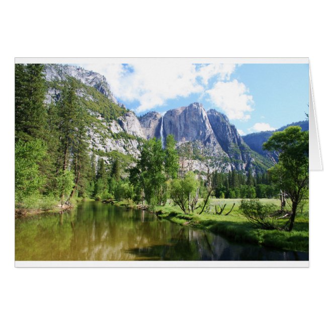 Tomt kort för Yosemite dal (Framsidan Horizontal)
