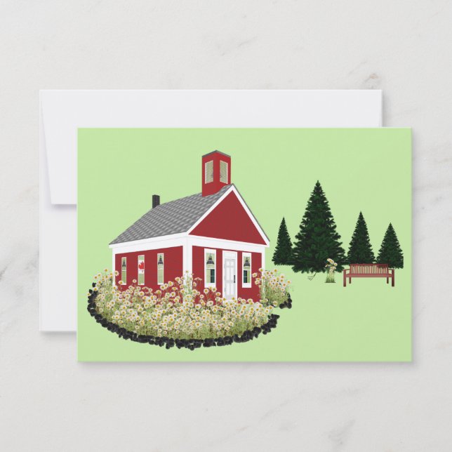 Tomt kort - kanadensisk versionsskola för Flagga (Framsida)