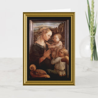 Tomt kort - Madonna och Barn