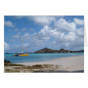 Tomt kort med bild av Catamaran Antigua