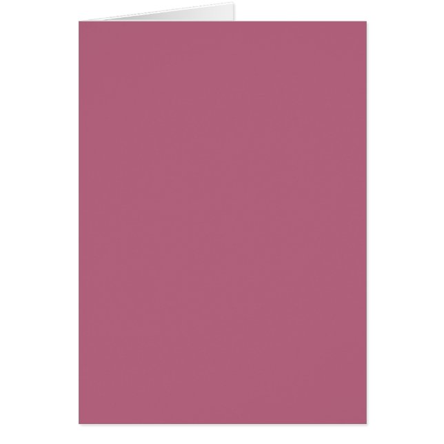 Tomt kort med Dusty Mauve Rosa Background (Framsidan)