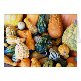 Tomt kort med Gourd-bakgrund