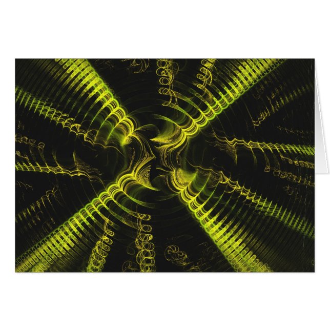 Tomt kort med rektangulär Spiral-design, bakgrund (Framsidan Horizontal)