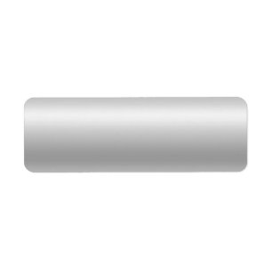 Tomt Ljust Silver Grå Ombre Folie Returadress Etikett
