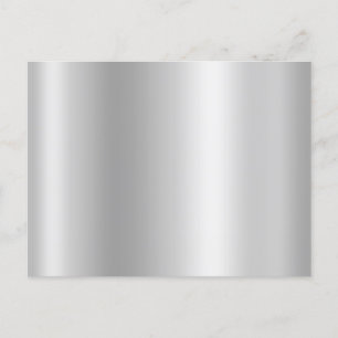 Tomt Ljust Silvergrått Foliegradient Vykort