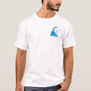tomt; logotypen beklär och drar tillbaka tee shirt