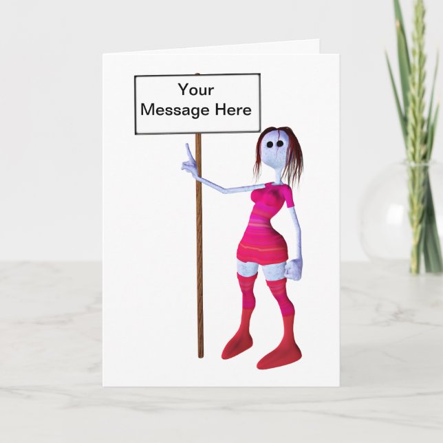 Tomt meddelande eller signering (Framsida)