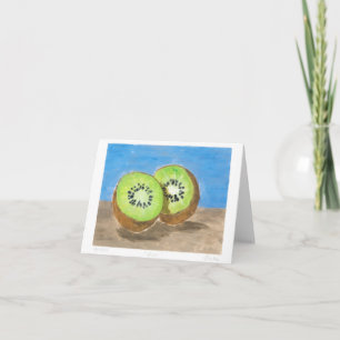 Tomt monotype Kiwis-kort Kort