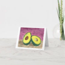 Tomt monotypkort för Avocados