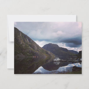 Tomt Norge liggande gratulationskort Kort