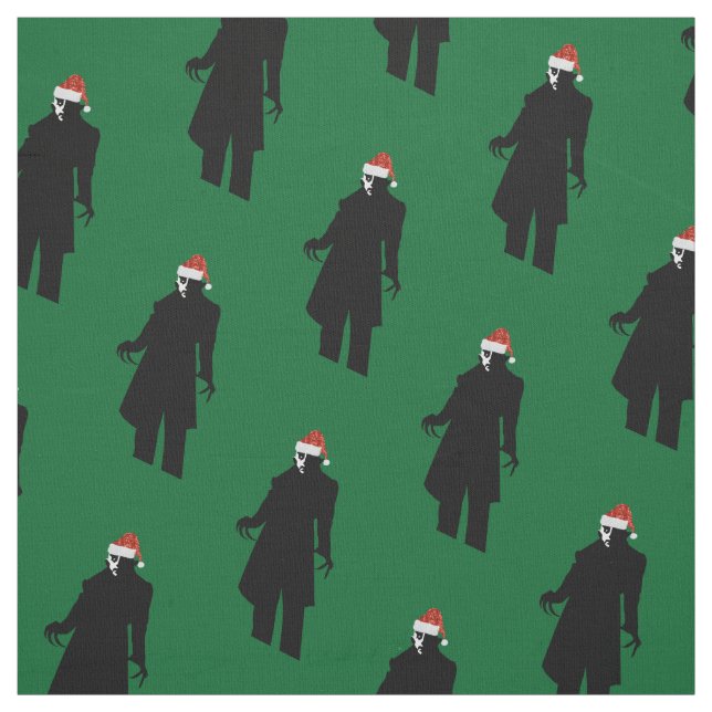 Tomt nosferatu julafton christmas-väv tyg (Provkarta)