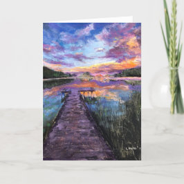 Tomt notera kort 5 x 7" på avsluta av skeppsdockan