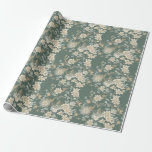 Tomt radbyte av Blommigt Elegance Gift Presentpapper<br><div class="desc">Slå ihop dina speciella gåvor med denna vackert elegant blommigt som är papper och designad för att göra tillfälle mer sofistikerat. Med mjuka elfenbensbaserade blommar i en föränderlig grönt blandas den här utformningen med en modern estetik. Perfekt för bröllop, årsdagar eller firande som kräver en förfinad och tidlös beröring. Gör...</div>