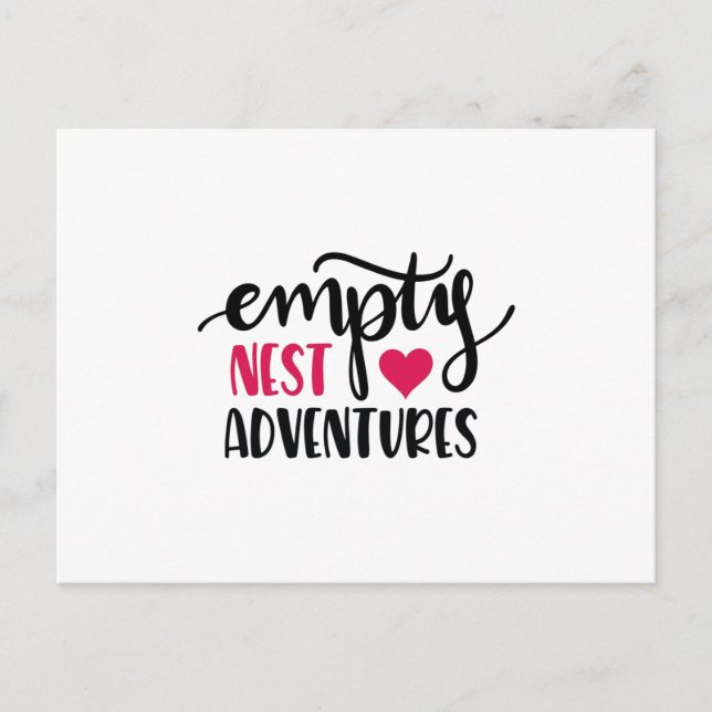 Tomt rede kärlek äventyr vykort (Framsida)