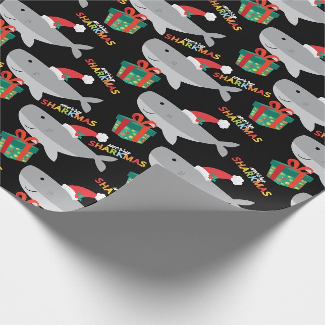 Tomt Shark Wrapping Papprare Presentpapper (Hörn)