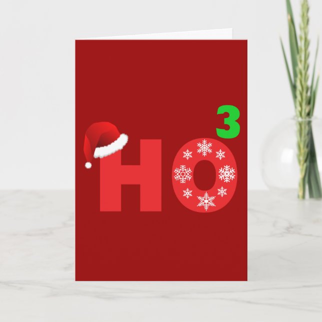 Tomt skrattar vid jul helgkort (Framsida)