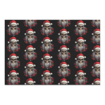 Tomt Skull Wrapping Papper