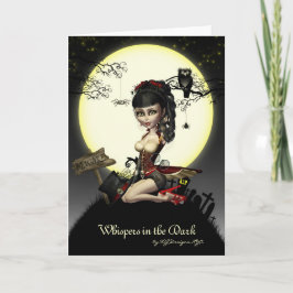 Tomt styrpunk Lolita Blank Note Card Kort