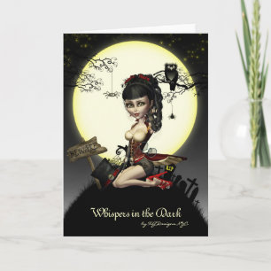 Tomt styrpunk Lolita Blank Note Card Kort