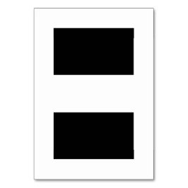 Tomt, svart och vitt, tonat Namn-monteringskort Bordsnummer