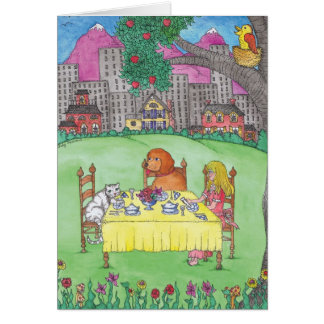 TOMT - Teaparty Hälsningskort