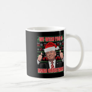 Tomt Trump Jul Humor Funny Trump Julafton 2 Kaffemugg
