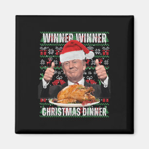 Tomt Trump Jul Humor Funny Trump Julafton 3 Magnet