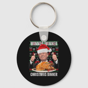 Tomt Trump Jul Humor Funny Trump Julafton 4 Nyckelring
