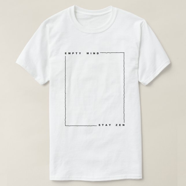 Tomt vara besvärad stagzenen tee shirt (Design framsida)