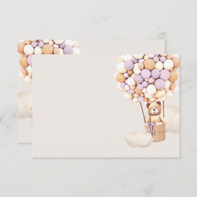 Tomt visitkort för laveringskorg med blanka bubblo tilläggskort (Fram/baksida)