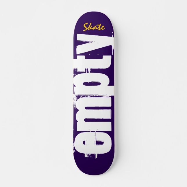 Tomt XPOP-däck Skateboard Bräda 20,5 Cm (Framsida)