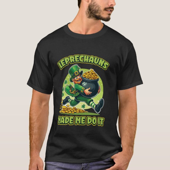 Tomtar Fick Mig Att Göra Det Bus Misär T Shirt (Framsida)
