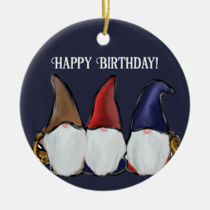 TOMTAR JULGRANSPRYDNAD KERAMIK