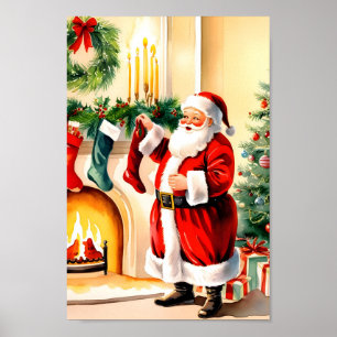 Tomtarnas natt före julklapp poster