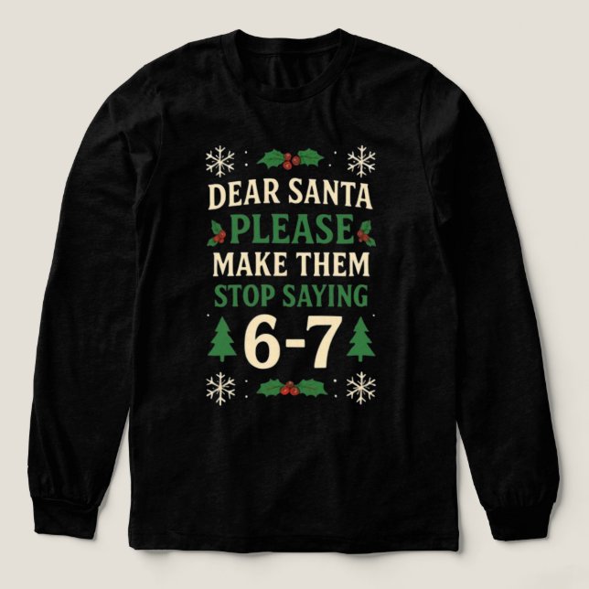 Tomte 67: Rolig jul Six Seven – 2025 - 2026 T Shirt (Design framsida)