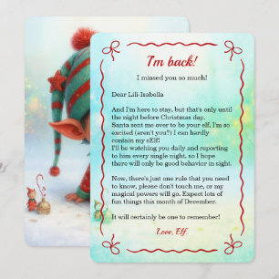 Tomte ankomstbrev Specialleverans från Nordpolen Julkort
