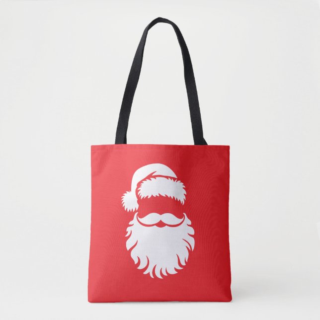 Tomte ansikte hatt jul  tygkasse (Framsida)
