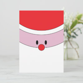 Tomte ansikte julkort