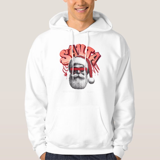 Tomte är annorlunda  hoodie (Framsida)