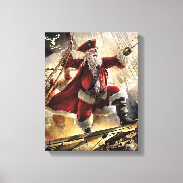 Tomte Är En Pirat Canvastryck (Framsida)
