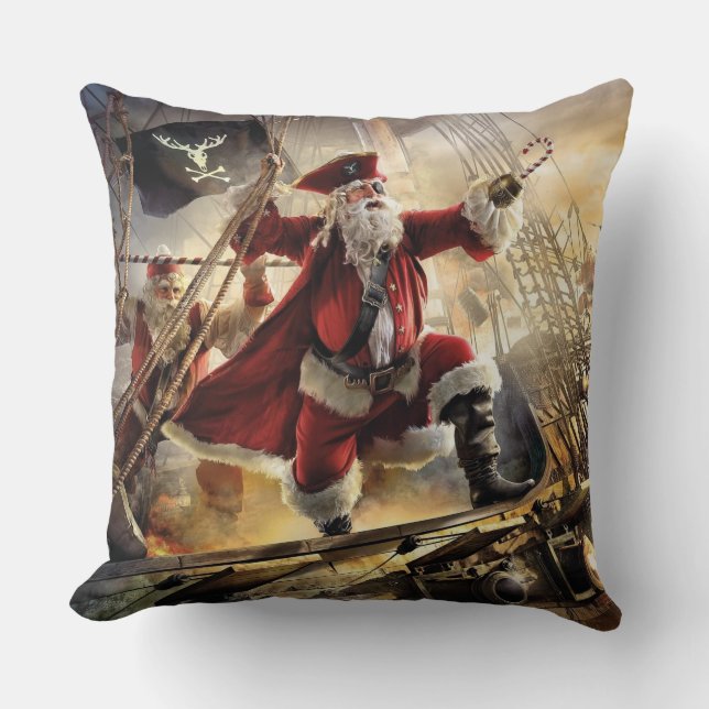 Tomte Är En Pirat Kudde (Framsida)