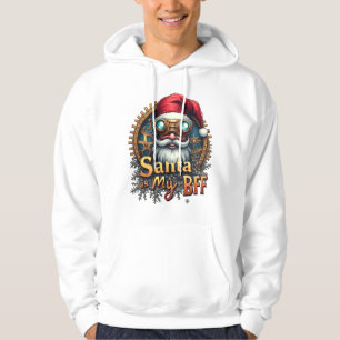 Tomte Är Min Bästa Vän Hoodie – Sött Juldesign