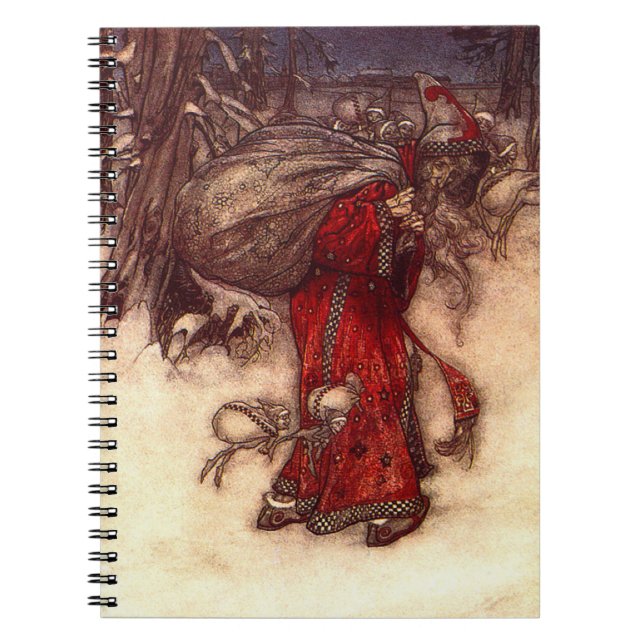 Tomte Arthur Rackham  Anteckningsbok (Framsidan)