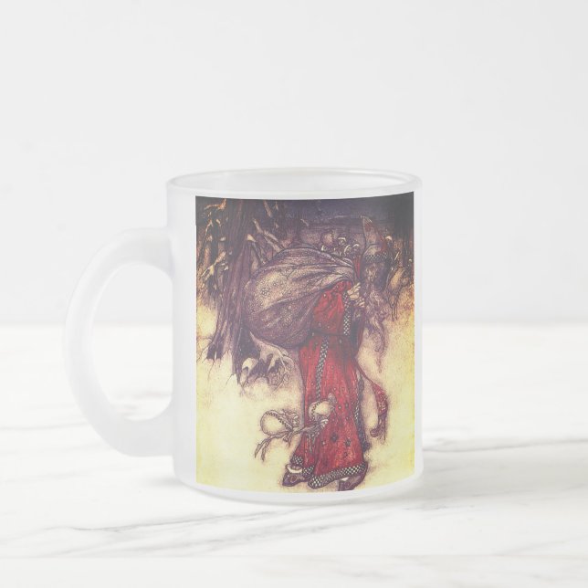 Tomte Arthur Rackham  Frostad Glasmugg (Vänster)