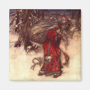 Tomte Arthur Rackham Magnet