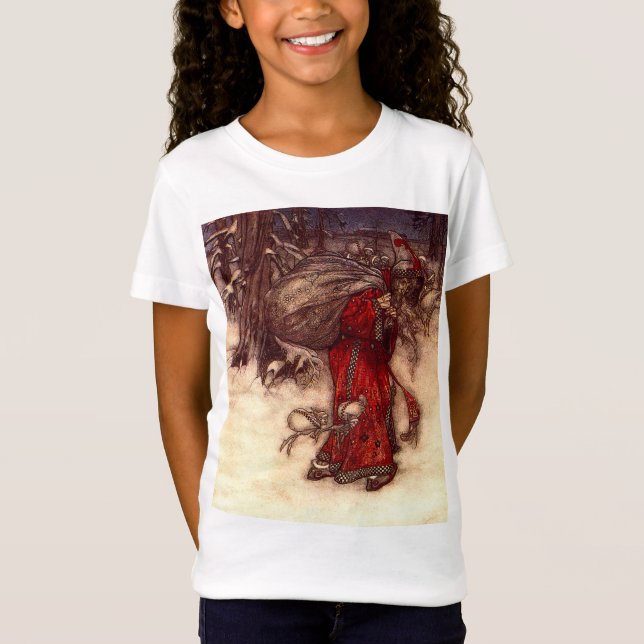 Tomte Arthur Rackham  T Shirt (Framsida)