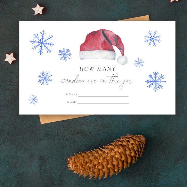 Tomte baby - gissa hur många godisar som finns i b tilläggskort (Skapare uppladdad)
